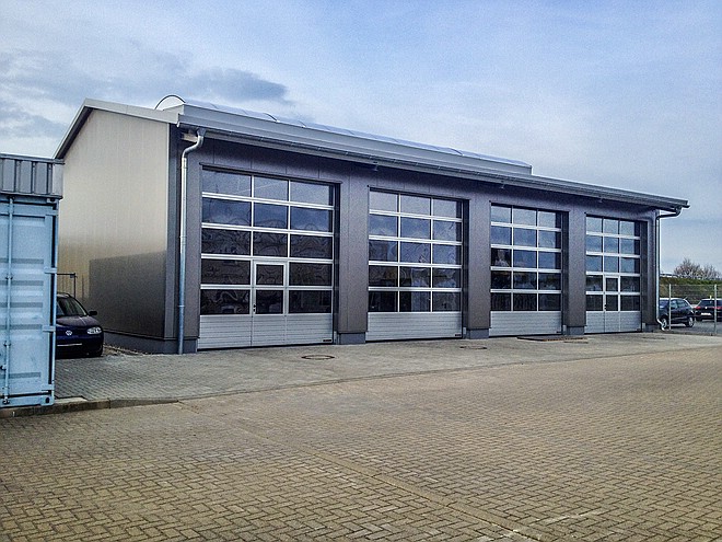 Neubau Werkstatthalle VW-Autohaus Streese